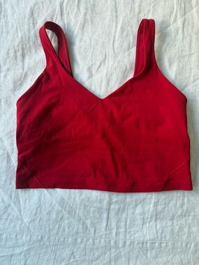 lululemon align Red Tank Top
